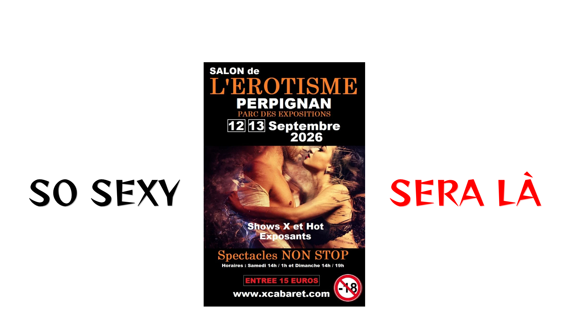 SO SEXY au salon érotique de Perpignan 12 et 13 septembre 2026